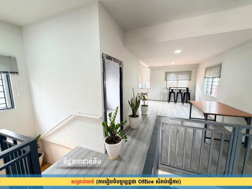ផ្ទះអាជីវកម្ម ឬ Office សម្រាប់លក់ ជិតផ្សារបុរីពិភពថ្មីឈូកវ៉ា ២