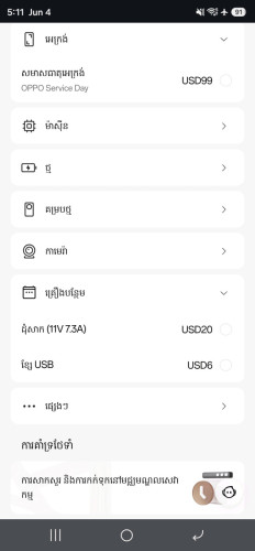 ឆ្នាំងសាក Oppo 80W  Original