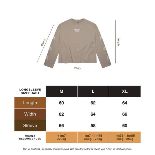 អាវដៃវែង / Oversized Long Sleeve
