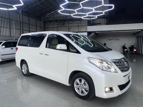 ស្តុកថ្មី ក្រដាស់ពន្ធ TOYOTA ALPhard 2013 ឡានស្អាត