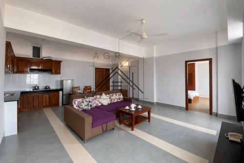 🏢 1 Bedroom Serviced Apartment For Rent in Russian Market – Phnom Penh