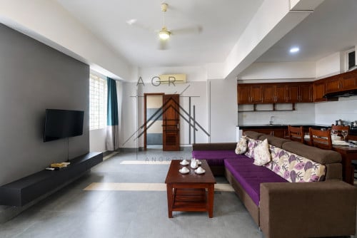 🏢 1 Bedroom Serviced Apartment For Rent in Russian Market – Phnom Penh