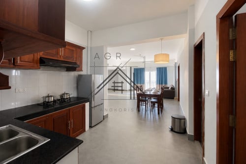🏢 2 Bedroom Serviced Apartment For Rent in Russian Market, Phnom Penh