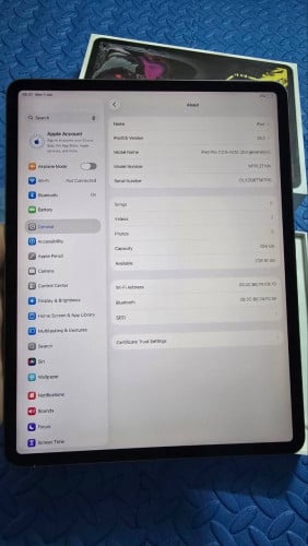 📲📲📲 : ipad pro 12.9 2018 wifiRam:Rom: 256G Color : Gray 99%Price: