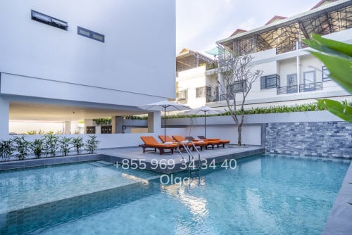 🔑  Siem Reap, Apartment with Swimming Pool for Rent (#15201)