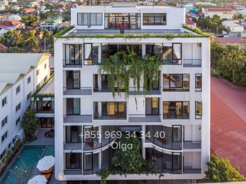 🔑  Siem Reap, Apartment with Swimming Pool for Rent (#15201)