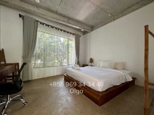 🔑  Siem Reap, Loft style Apartment with Swimming Pool for Rent (#23501)