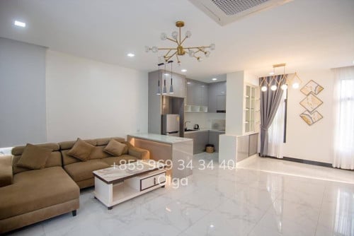 🔑  Siem Reap, Spacious Apartment for Rent with Swimming Pool (#02202)