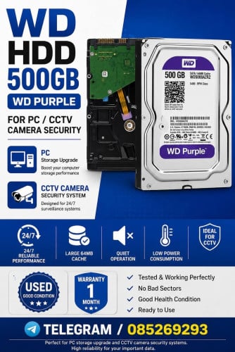 1TB ១ទឹក for CCtV/ PC