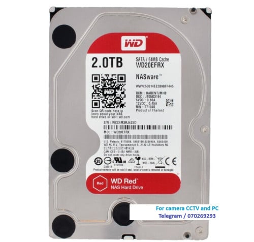 2tb red hdd for PC/CCTV
