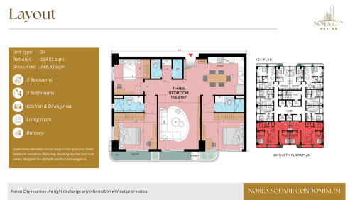 3 bedroom in Norea Island