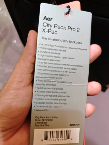 Aer City Pack 2 Pro X-Pac 24L (New)