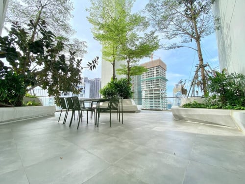 Condo with SkyGarden and swimming pool for rent near BKK market