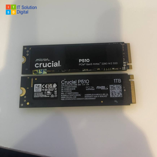 Crucial P510 1TB PCIe Gen5 NVMe M.2 SSD