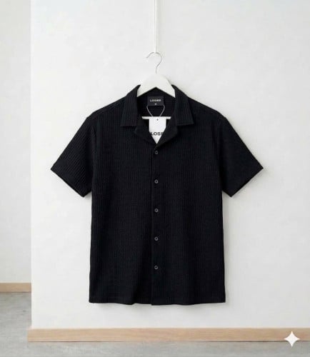 Cuban collar shirt