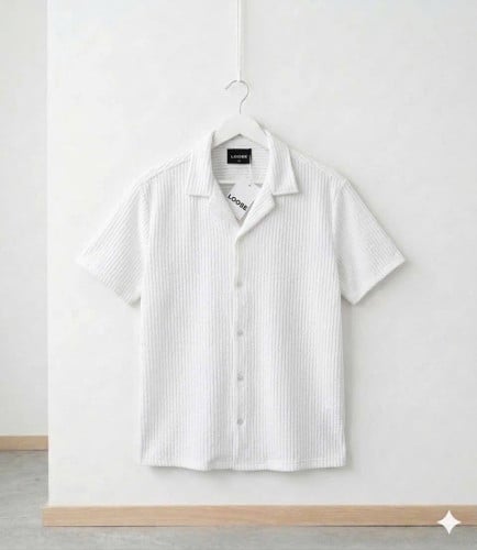 Cuban collar shirt