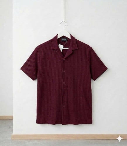 Cuban collar shirt