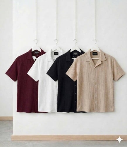 Cuban collar shirt
