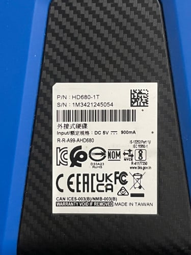 External ADATA 1Tb 99%