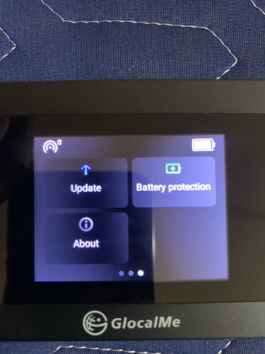 GlocalMe U3X DuoTurbo 4G Mobile Hotspot(Touch screen) WiFi Support (Smart Cellcard Mefone)