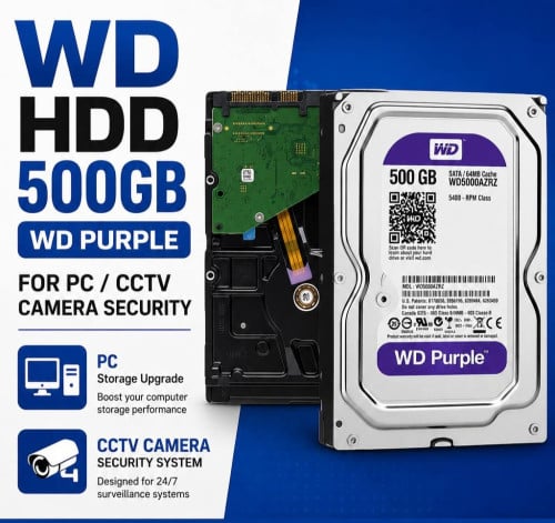 Hard Disk​​ 1TB ​For PC Desktop & CCTV មួយទឺក(Second Hand)