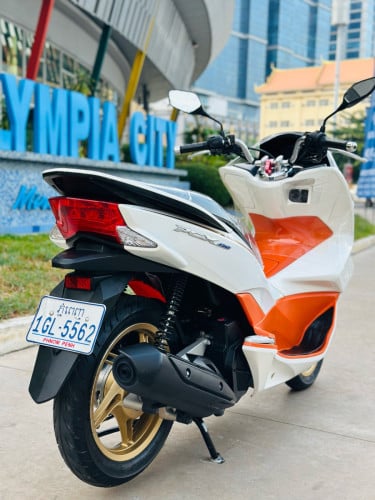 HONDA PCX 017សោស្មាតឃីកម្លាំង150ccម៉ាស៊ីនតាន់ហាប់នែនស្ងាត់សំណុំហ្សីនជិះស្រួលស្ទុះមានពន្ធកាត