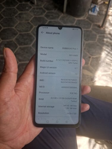 Honor 40Plus 8+128(China version)40$