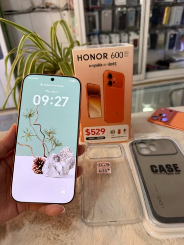 Honor 600 5G Ram12GB 256GB មួយទឹកដូចថ្មី 429$