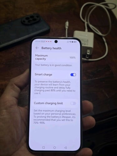 Huawei Nova 14 Ram 12G/256G របស់ក្រុមហ៊ុន នៅស្អាតដូចថ្មី 99.99% សុខភាពថ្មនៅ 100%