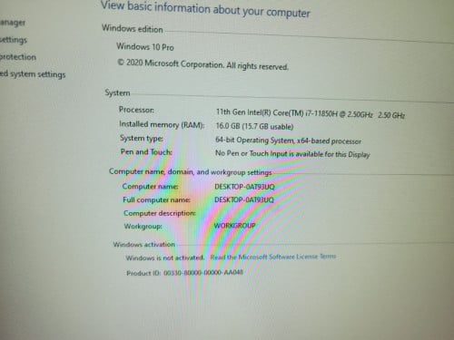 i7-11th gen @125$ 24inch