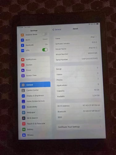 Ipad air 2