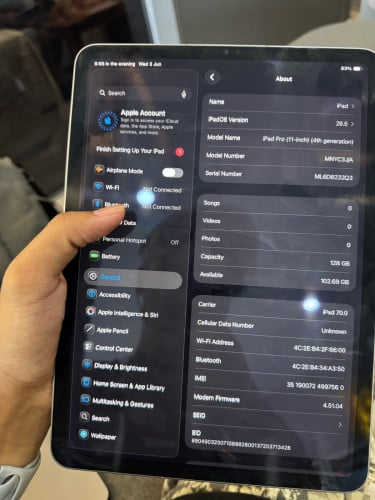 iPad Pro M2 សានុំសុិន Sim WiFi