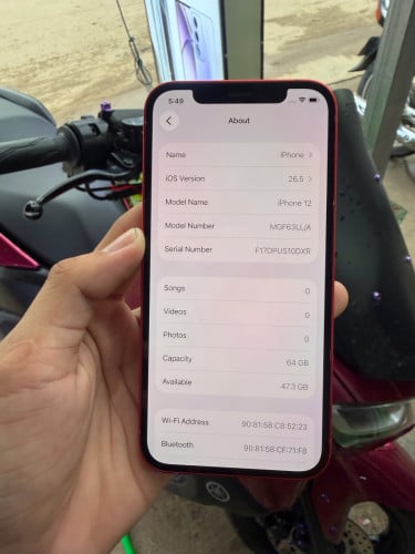 iPhone 12 LL 64G 120$