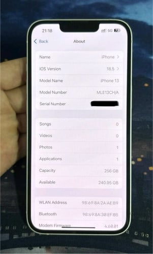 iPhone 13 256g