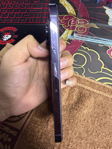 iPhone 14 ProMax 128G ដូរអេក្រង់ថ្មី 120Hz ដូរzin ថ្ម86%🔋Code LL/A Lock sim ប្រើទ្រនាប់សុីម