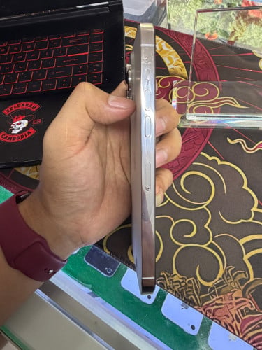 iPhone 14 ProMax 128G ដូរអេក្រង់Oletថ្មីថ្ម100%🔋Code LL/A Lock sim(ប្រើសុីមបាន2)