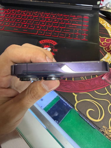 iPhone 14 ProMax 128G ដូរអេក្រង់Oletថ្មីថ្ម100%🔋Code LL/A Lock sim(ប្រើសុីមបាន2)