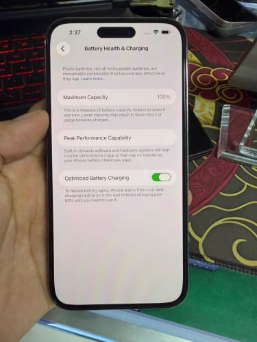 iPhone 14 ProMax 128G ដូរអេក្រង់Oletថ្មីថ្ម100%🔋Code LL/A Lock sim(ប្រើសុីមបាន2)