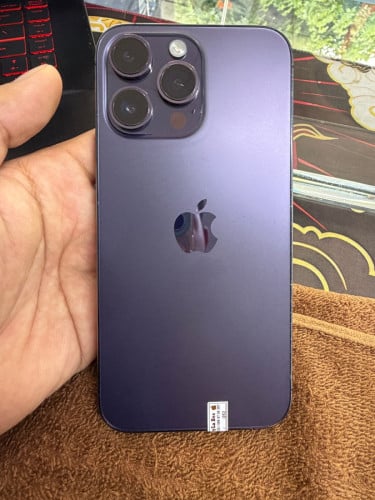 iPhone 14 ProMax 128G ដូរអេក្រង់Oletថ្មីថ្ម100%🔋Code LL/A Lock sim(ប្រើសុីមបាន2)