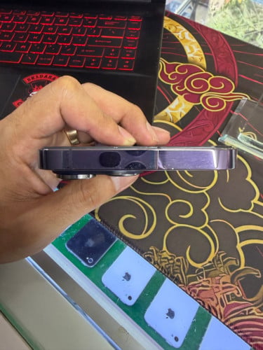 iPhone 14 ProMax 256G ដូរអេក្រង់Oletថ្មីថ្ម Code LL/A Lock sim(ប្រើសុីមបាន2)