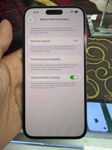iPhone 14 ProMax 256G ដូរអេក្រង់Oletថ្មីថ្ម Code LL/A Lock sim(ប្រើសុីមបាន2)