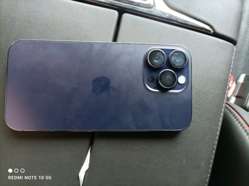 iPhone 14promax L/A 128G 98% condition 79% battery heart ចរចាបាន