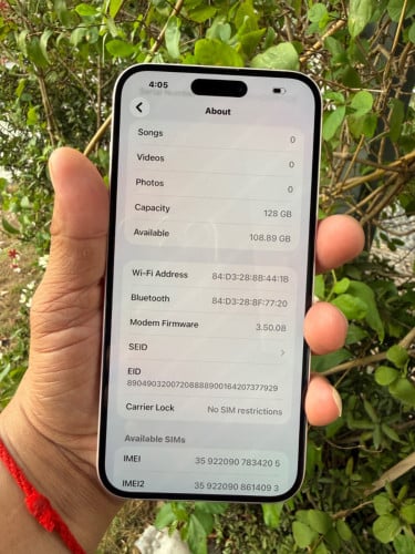 Iphone 15 plus សណុំហ្សីន​តួរ​ស្អាត 99%