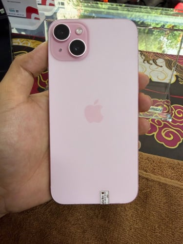 iPhone 15 Plus color pink 128G ថ្ម91% ឡុកអុីសុីម (ប្រើបានសុីម2)