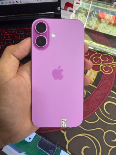 iPhone 16 color pink 128G ថ្ម87% ឡុកអុីសុីម (ប្រើបានសុីម2)