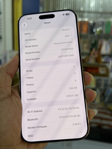 IPhone 16 Pro Max (256)G