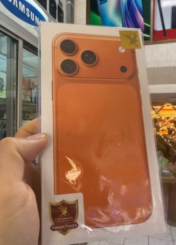 iPhone 17Pro max 256GB ទឹកក្រូច ធានា2ឆ្នាំ+អេក្រង់ Not Active