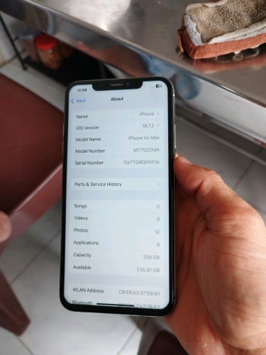 Iphone XS max 256g sim2 មានស្គេន