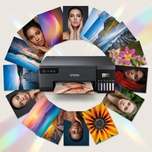 L8050 | A4 Size 6 Color Wireless Colour Home Inkjet Printers | (Including 6 ColorInk)