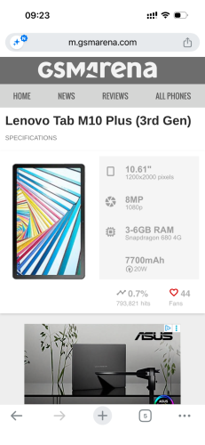 Lenovo xiaoxin 10.6 SDM 680